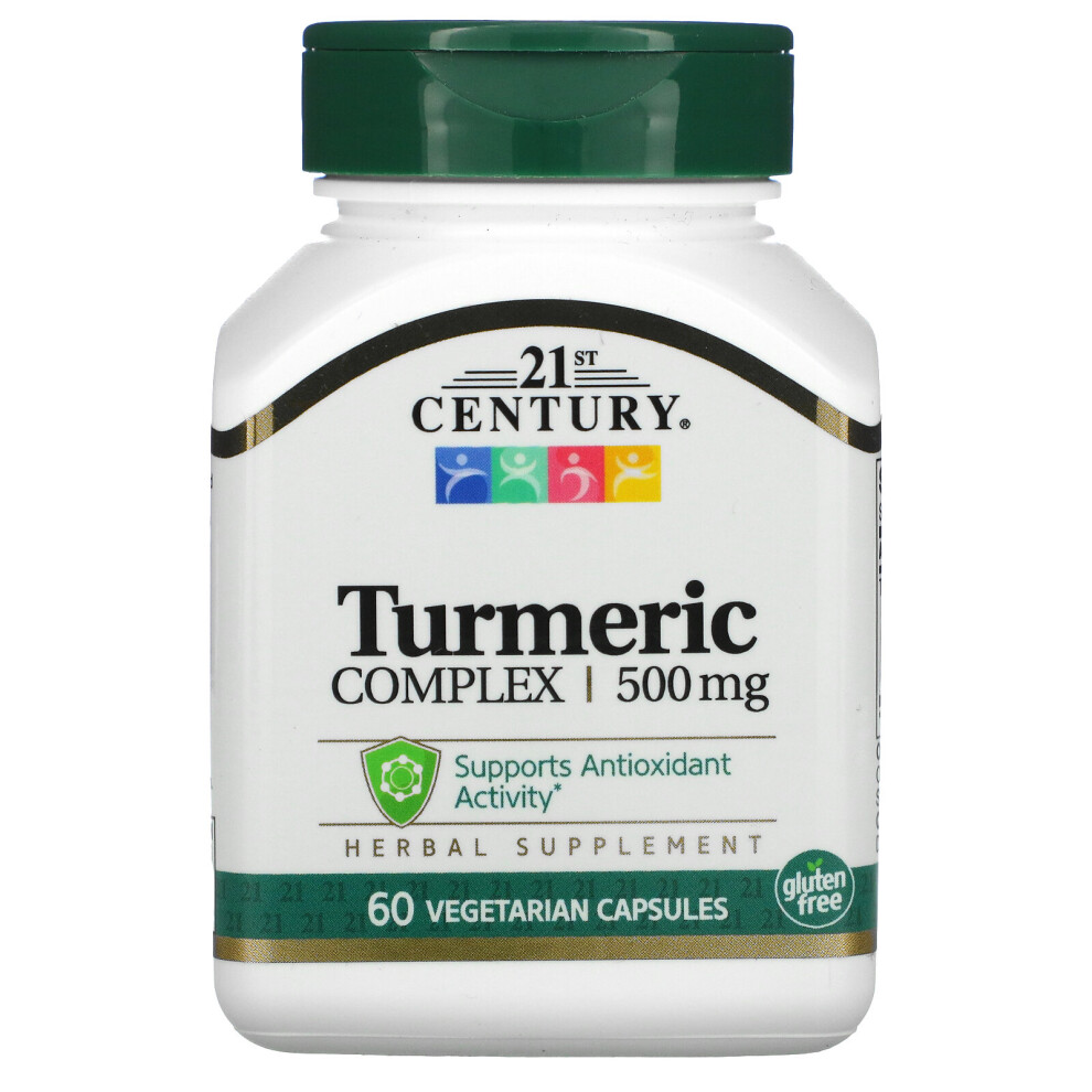 21St Century , Turmeric Complex, 500 Mg, 60 Vegetarian Capsules