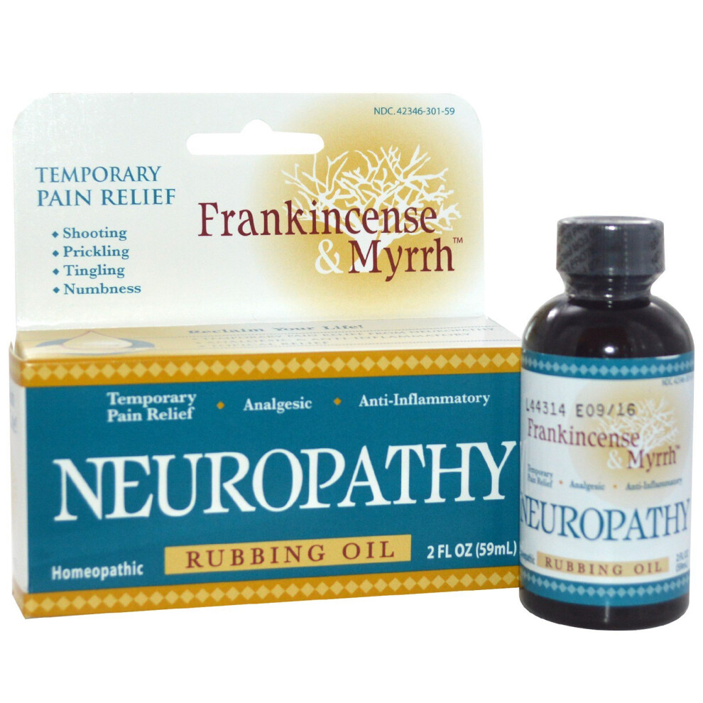 Frankincense & Myrrh , Neuropathy, Rubbing Oil, 2 Fl Oz (59 Ml)