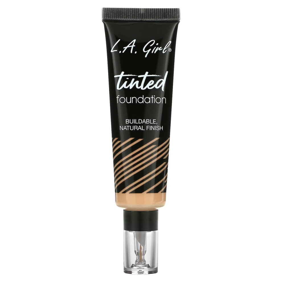 L.A. Girl, Tinted Foundation, Warm Beige, 1 fl oz (30 ml)