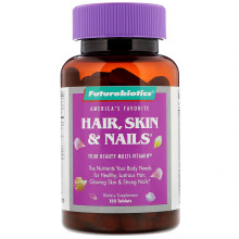 Futurebiotics, Cheveux, Peau & Ongles, 135 Comprimés