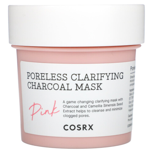 Cosrx Cosrx, Poreless Clarifying Charcoal Mask, Pink, 3.88 oz (110 g)