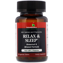 Futurebiotics, Relax & Sleep, 60 vegetarische Tabletten