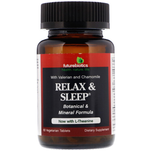 Futurebiotics, Relax & Sleep, 60 vegetarische Tabletten