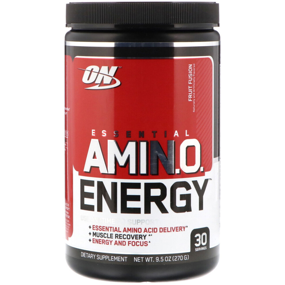 Optimum Nutrition, ESSENTIAL AMIN.O. ENERGY, Fruit Fusion, 9.5 oz (270 g)