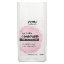 NOW Foods, Déodorant Longue Durée, Rose + Ylang Ylang, 2,2 oz (62 g)