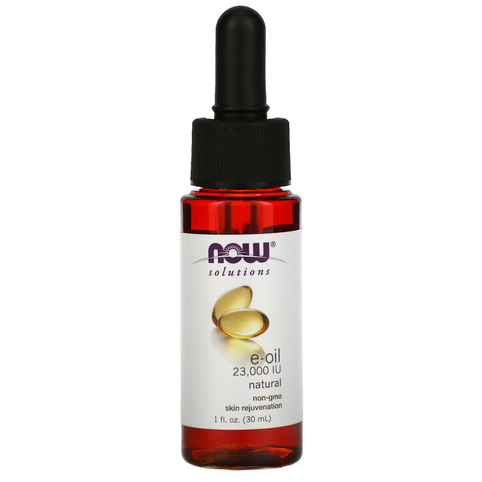 Now Foods, Solutions, E-Oil, 23,000 IU, 1 fl oz  (30 ml)