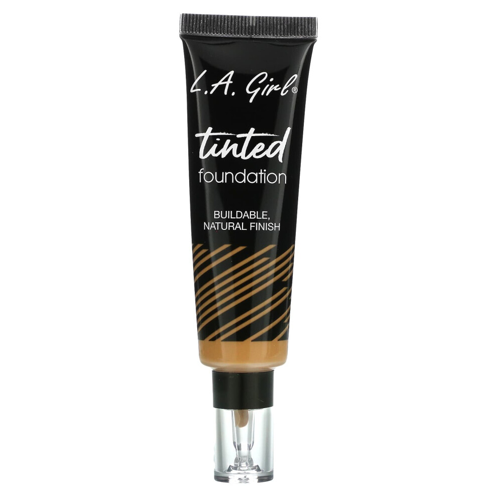 L.a. Girl Girls L.a. Tinted Foundation, Caramel, 1 Fl Oz (30 Ml)