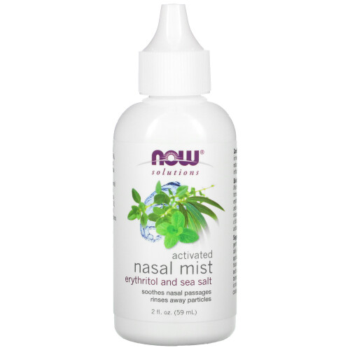 NOW Foods Now Foods Solutions Activated Nasal Mist, 2 fl oz (59 ml)