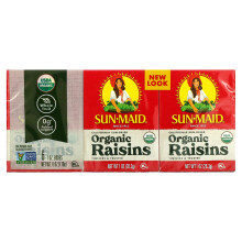 Sun-Maid, Organic California Sun-Dried Raisins, 6 Boxes, 1 oz (28.3 g) Each