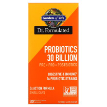 Garden of Life, Probiotiques, 30 Milliards, 30 Mini Capsules Végétariennes
