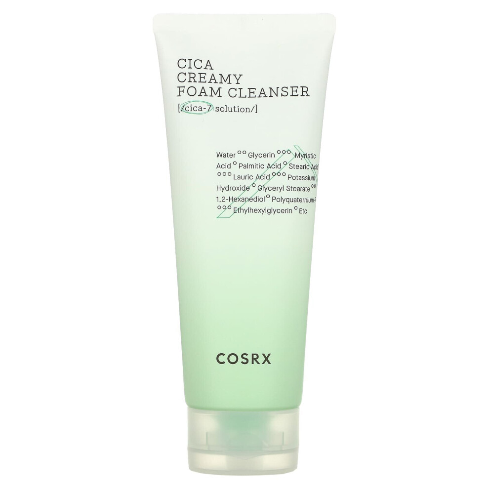 Cosrx , Cica Creamy Foam Cleanser, 5.07 Fl Oz (150 Ml)