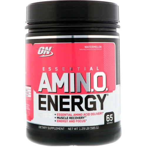 Optimum Nutrition Optimum Nutrition, Essential Amin.O. Energy, Pastèque, 1,29 lb (585 g)