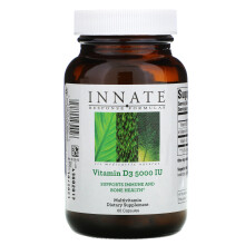Innate Response Formulas, Vitamine D3, 5 000 UI (125 mcg), 60 Capsules