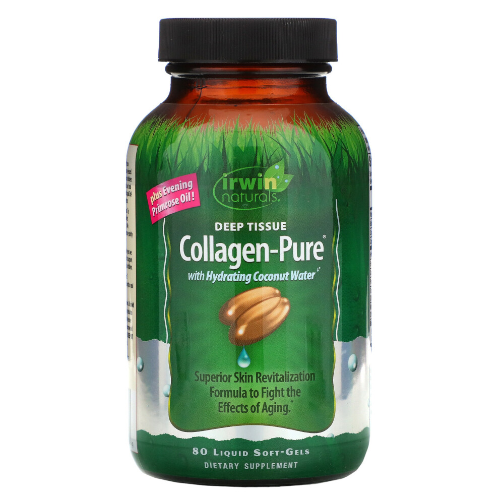 Irwin Naturals , Collagen-Pure, Deep Tissue, 80 Liquid Soft-Gels