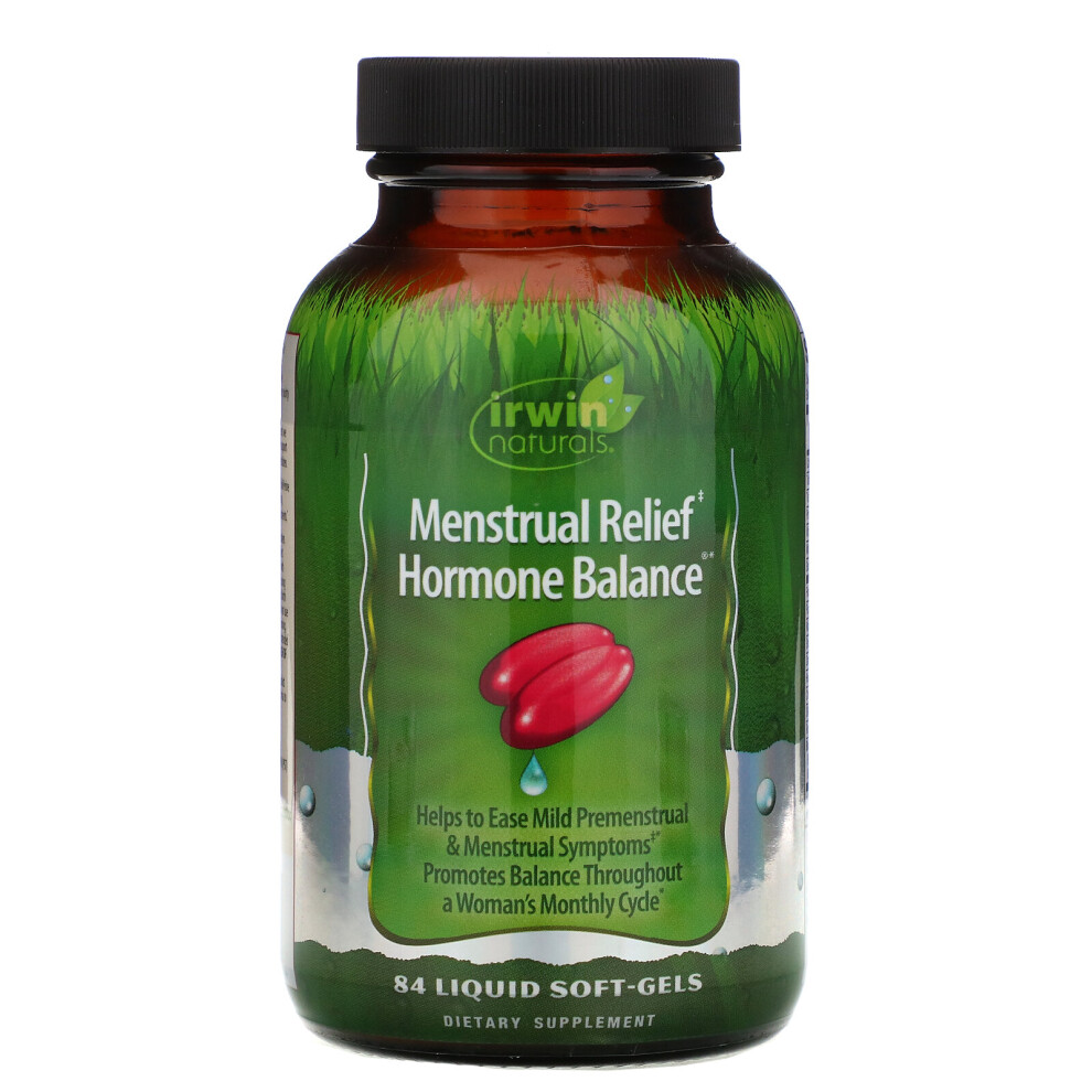 Irwin Naturals , Menstrual Relief Hormone Balance, 84 Liquid Soft-Gels