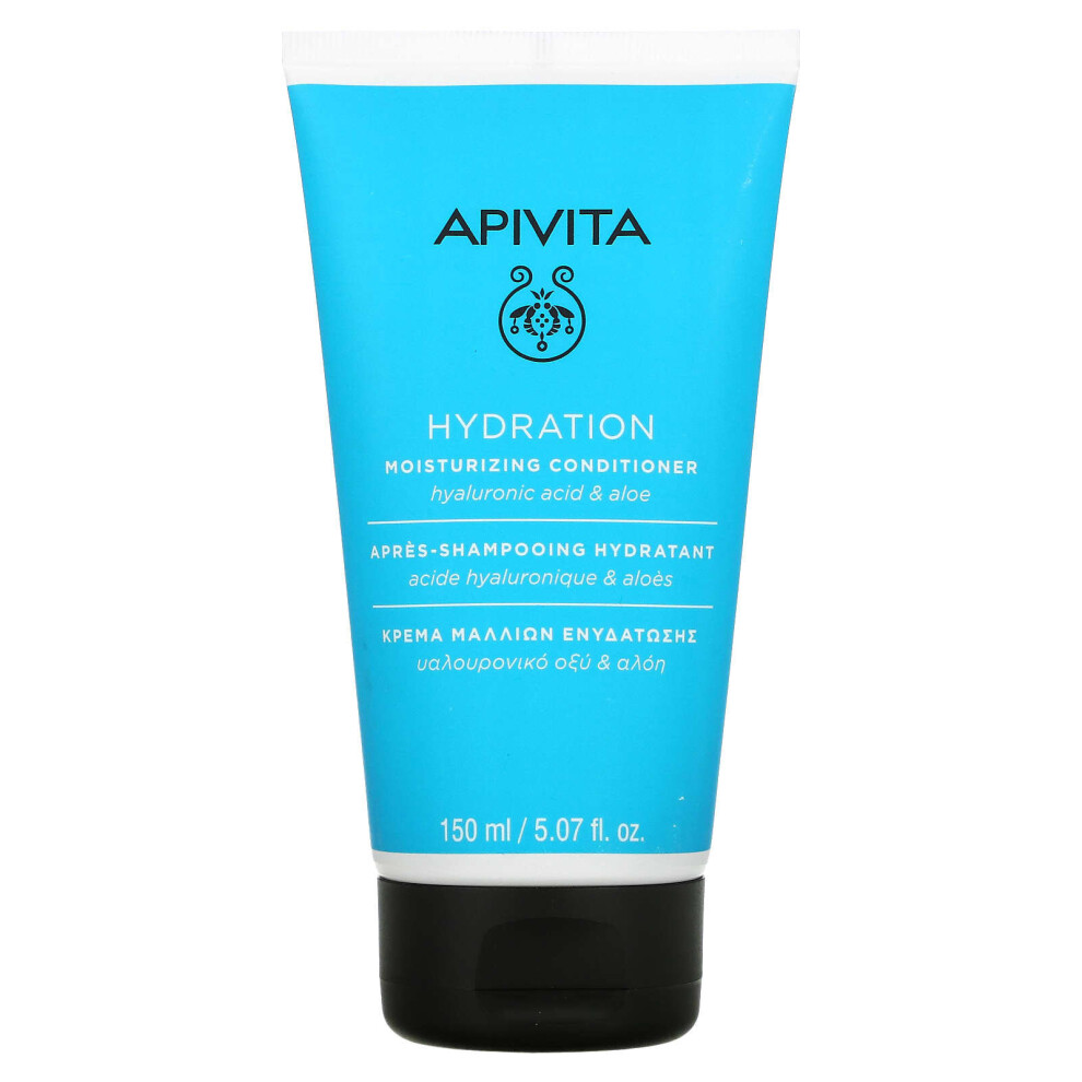 Apivita , Moisturizing Conditioner, Hydration, 5.07 Fl Oz (150 Ml)