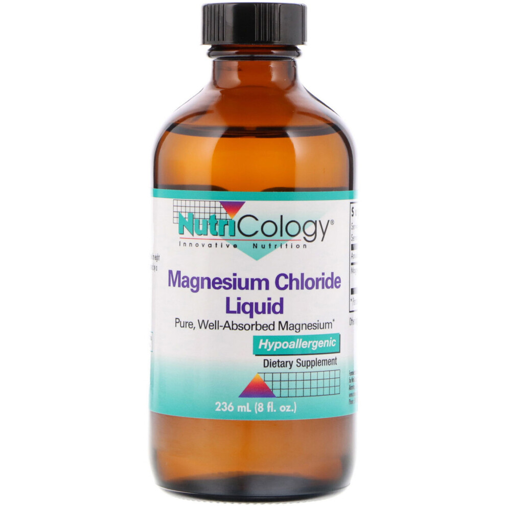 Nutricology , Magnesium Chloride Liquid, 8 Fl Oz (236 Ml)