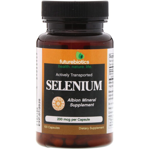 Futurebiotics, Selen, 200 mcg, 100 Kapseln