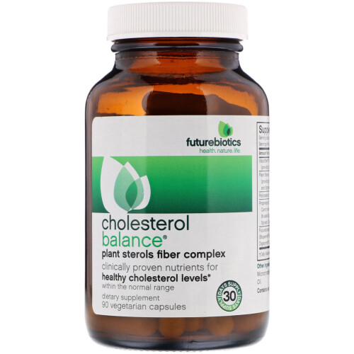 FutureBiotics, Cholesterol Balance, 90 Vegetarian Capsules 1