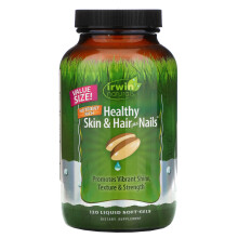 Irwin Naturals, Längeres, Stärkeres Haar und Nägel, 120 Flüssig-Weichkapseln