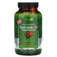 Irwin Naturals, Steel-Libido Rot, Magnum Blutfluss, 150 Flüssig-Weichkapseln