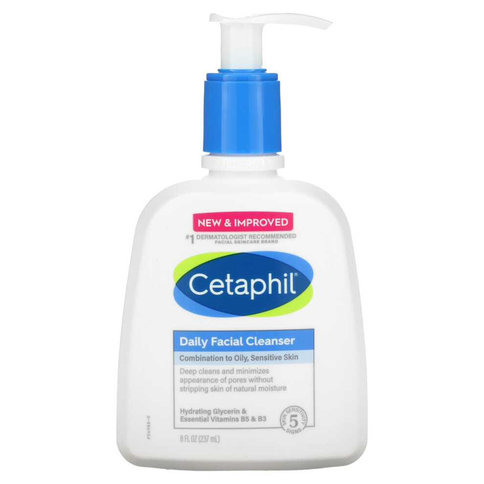 Cetaphil, Daily Facial Cleanser, 8 fl oz (237 ml)