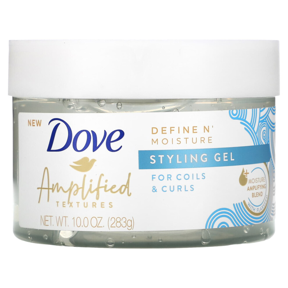 Dove, Amplified Textures, Define N' Moisture Styling Gel, 10 oz (283 g)