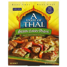 A Taste Of Thai, Pâte de Curry Vert, 1,75 oz (50 g)