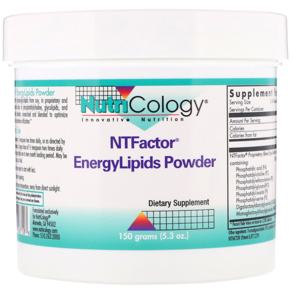 Nutricology , Ntfactor, Energylipids Powder, 5.3 Oz (150 G)