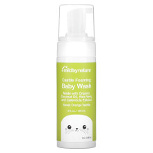 Mild By Nature, Lotion Moussante Castille pour Bébé, Orange Douce Vanille, 5 fl oz (148 ml)