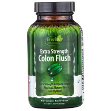 Irwin Naturals, Nettoyage du Côlon Extra Puissance, 60 Softgels Liquides