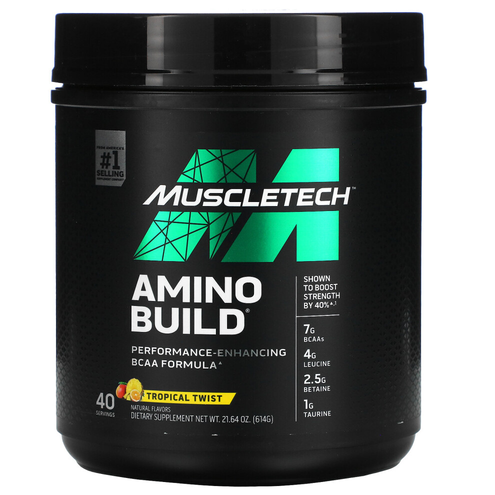 Muscletech, Amino Build, Tropical Twist, 21.64 oz (614 g)