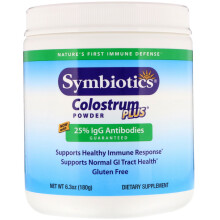 Symbiotics, Colostrum Plus, Poudre, 6,3 oz (180 g)