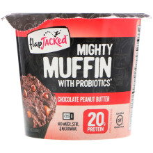 FlapJacked, Mighty Muffin, Schokolade Erdnussbutter, 1,94 Unzen (55 g)