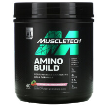 MuscleTech, Amino Build, Fraise Pastèque, 20,92 oz (593 g)