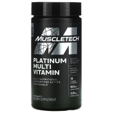 MuscleTech, Multivitamine Platine, 90 Comprimés