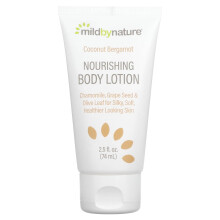 Mild By Nature, Nourishing Body Lotion, Coconut Bergamot, 2,5 fl oz (74 ml)