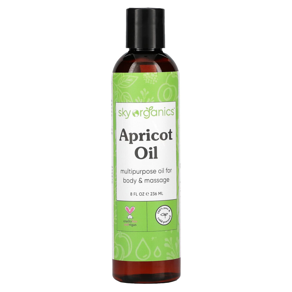 Sky Organics , Apricot Oil, 8 Fl Oz (236 Ml)