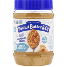 Peanut Butter & Co., Erdnussbutter-Aufstrich, Einfach Knusprig, 16 oz (454 g)