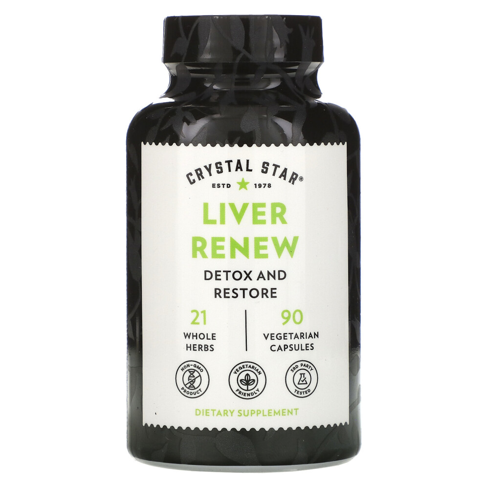 Crystal Star , Liver Renew, 90 Vegetarian Capsules