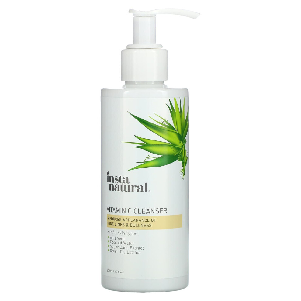 Photos - Facial / Body Cleansing Product InstaNatural , Vitamin C Cleanser, 6.7 fl oz  (200 ml)