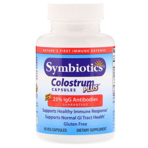 Symbiotics, Colostrum Plus, 60 Veg Kapseln