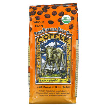 Raven's Brew Coffee, Organic Three Peckered Billy Goat Coffee, Whole Bean, Dark Roast, 12 oz (340 g)