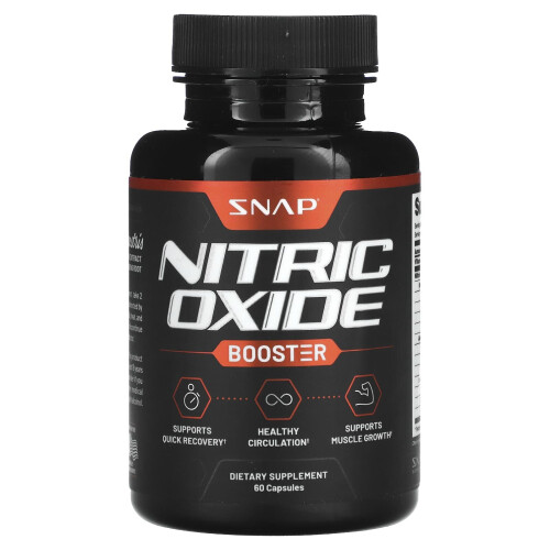 Snap Supplements, Stimulateur d'Oxyde Nitrique, 60 Gélules