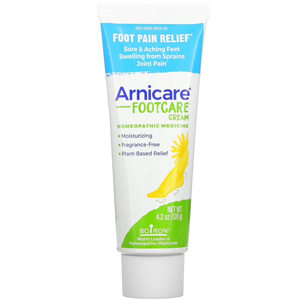 Boiron Cream Arnicare Footcare Foot Pain Relief, 4.2 Oz (120 G)