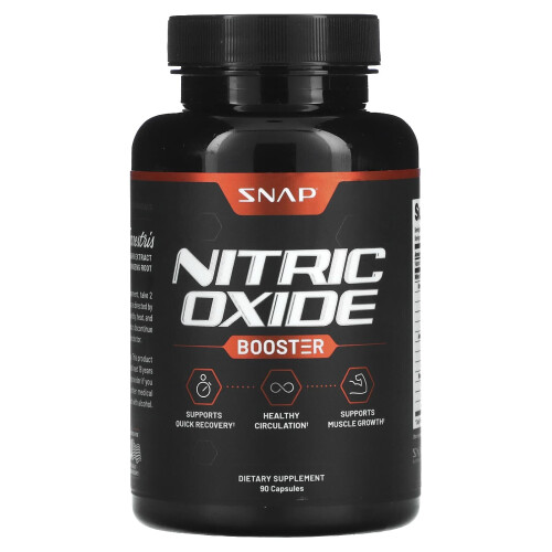 Snap Supplements, Stimulateur d'Oxyde Nitrique, 90 Gélules