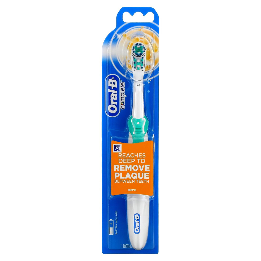 Oral-B, Complete, Battery Power Toothbrush, 1 Toothbrush