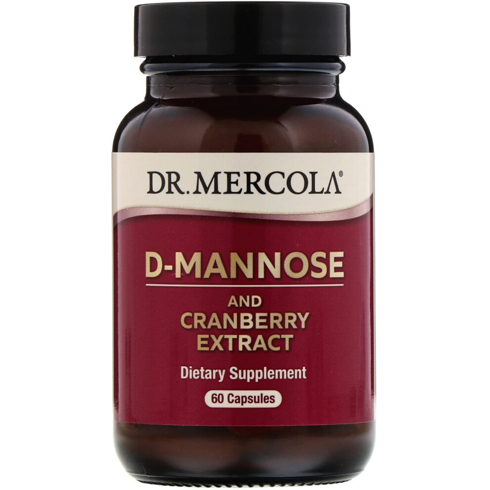 Dr. Mercola , D-Mannose And Cranberry Extract, 60 Capsules