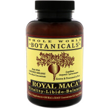Whole World Botanicals, Maca Royale, 500 mg, 180 Gélules (250 mg par Gélule)