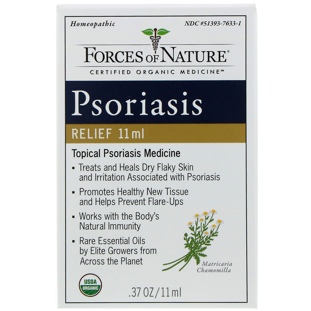 Forces Of Nature , Psoriasis Relief, 0.37 Oz (11 Ml)